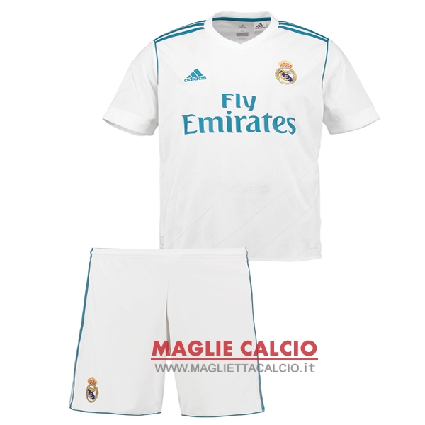 nuova prima maglietta real madrid bambino 2017-2018